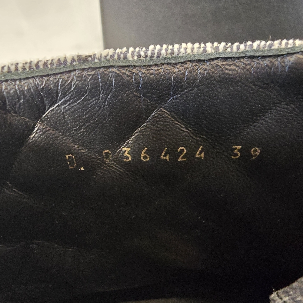 🔥RARE🔥 Chanel CC Velvet Boots - Picture 7 of 13